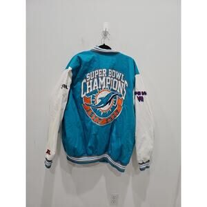Vintage Miami Dolphins Super Bowl Champions Varsity Jacket XXL – 1972-73